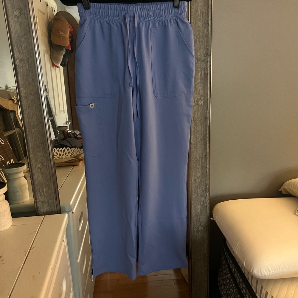 Women's Blue Straight Leg Pants
